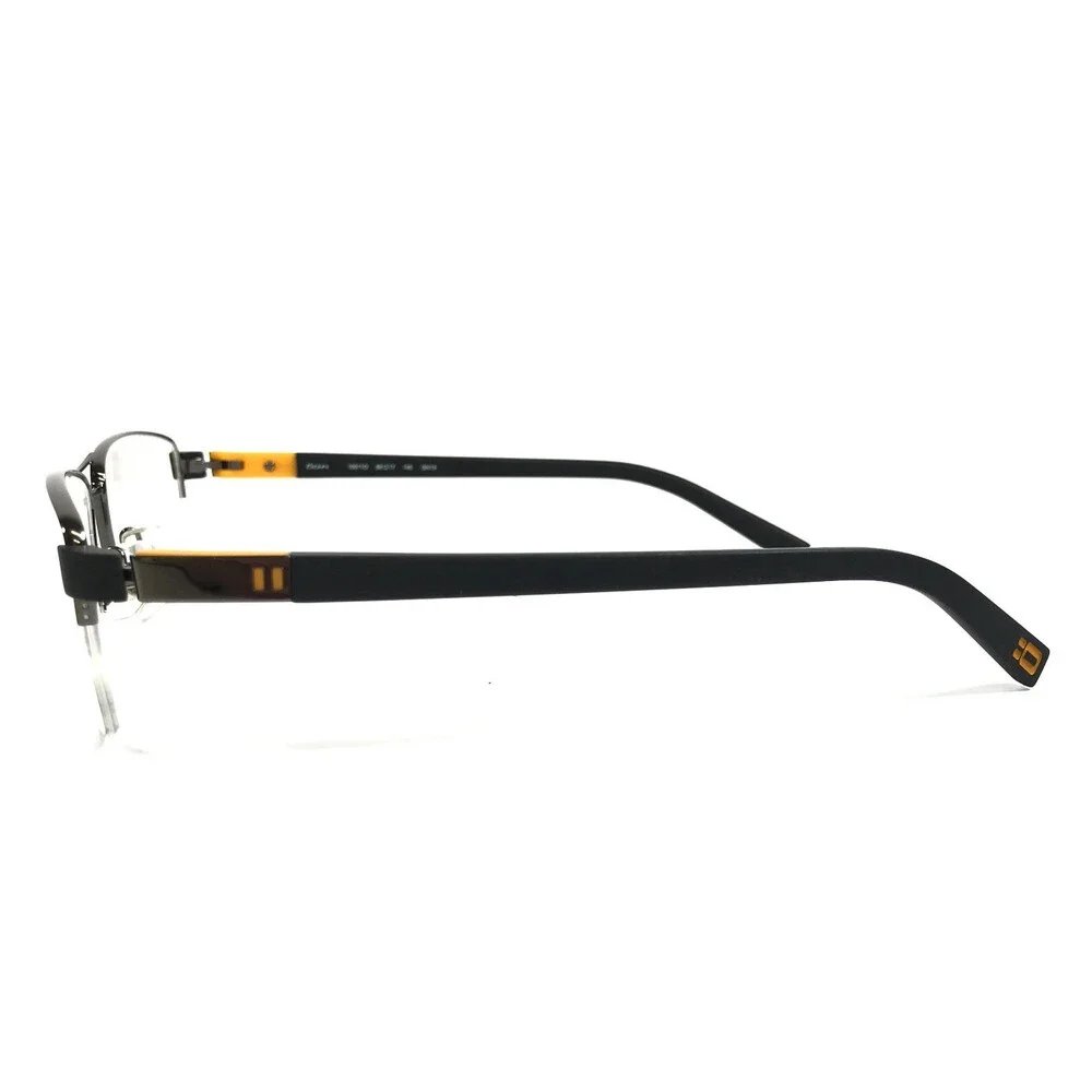 OGA by Morel Eyeglasses Frames 10011O GN19 Gunmetal Square Half Rim 56-17-145